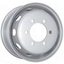 Колесный диск SRW ПАЗ 6.75х19.5/6х222.25 D164 (уп) ET145 серебристый с вент.